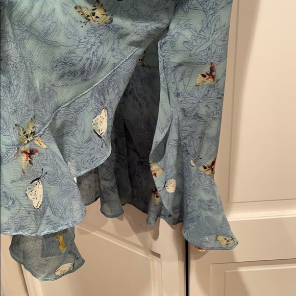 Anthro Wrap Tunic Dress- Pretty Butterfly Design - Picture 7 of 11